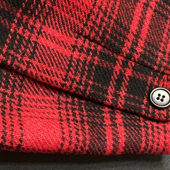 Talbots Petite 4 A-line Wool Plaid Skirt - Picture 12 of 12